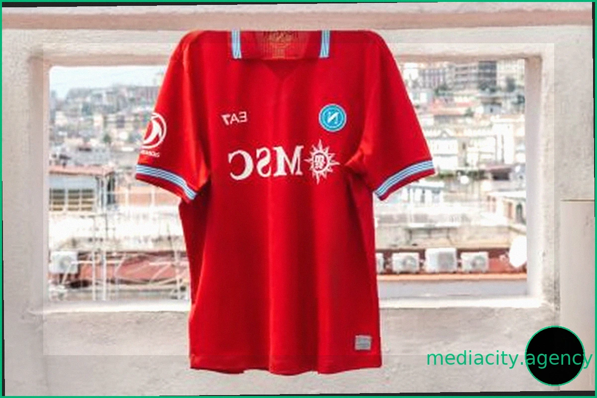 Napoli Present Deep Red Third Kit for 2026/27 Season